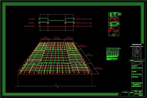 Distribution Of Rebar In Concrete Slab Isometric Dwg Detail For