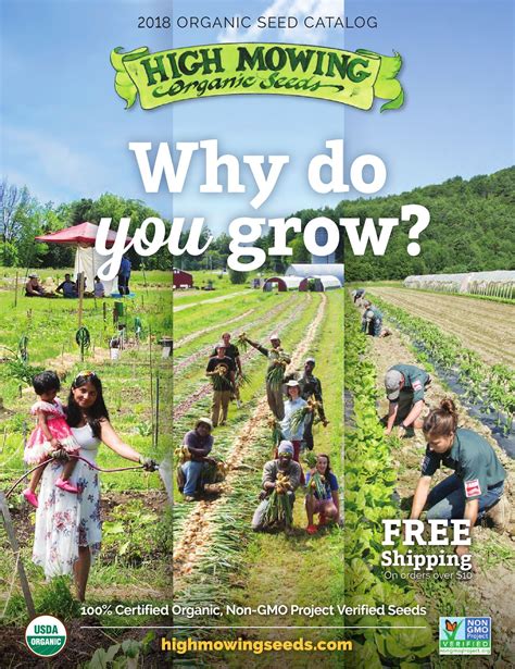 2018 High Mowing Organic Seeds Catalog Pdf To Flipbook Organic