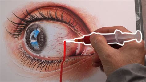 Draw A Bleeding Eye Dp Art Drawing Youtube