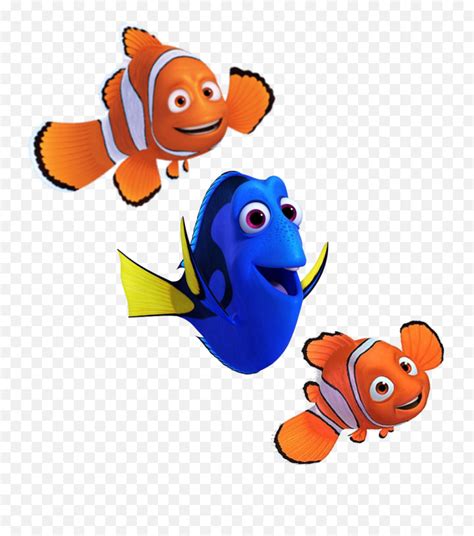 Marlin Nemo Dory Disney Pixar Fish Emojidory Fish Emoji Free