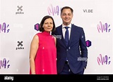 Prime Minister Alexander De Croo and his wife Annik Penders pictured on ...