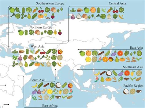 A Map Of Where Your Food Originated May Surprise You Wbez Chicago