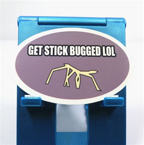 Get Stick Bugged Sticker Etsy