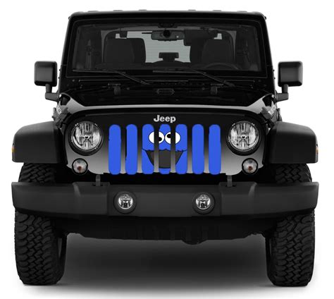 Jeep Wrangler Cookie Monster Grille Insert Dirty Acres