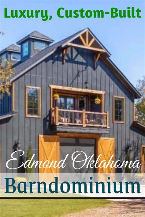 Edmond Oklahoma Barndominium Exterior Design Barn House Design