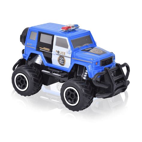 Techno Monster Trucks For Boys Remote Control Police Car Remote