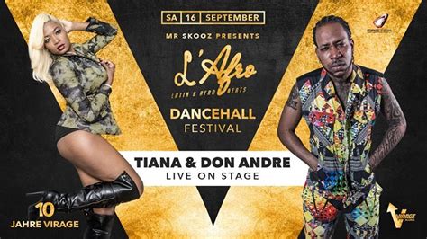 Party Lafro Dancehall Festival Tiana And Don Andre Live On Stage