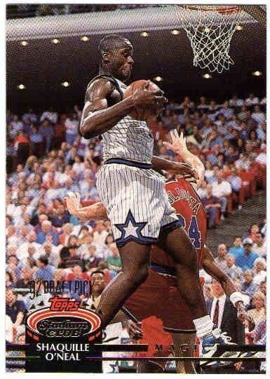 © copyright 2015 sportsclub247.com all rights reserved. SHAQUILLE O'NEAL 1992-93 Stadium Club Rookie Card #247 RC ...