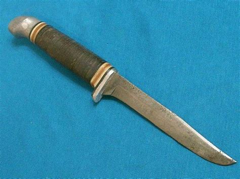 Antique Usa Hunting Skinner Survival Bowie Knife Vintage Kinfolks Boker