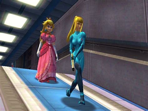 zero suit samus escorting peach by blackpanther6190 on deviantart