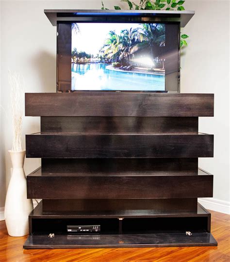 The Milan Tv Lift Cabinet Activated Decor