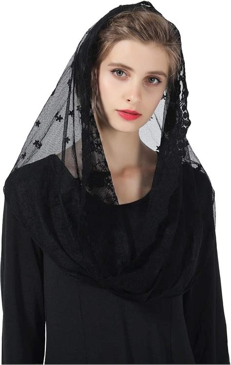 buy catholic mantilla veil cathedrals church chapel lace veil easter latin mass vintage scarf