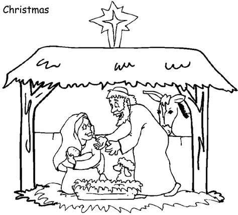 Christmas Bible Coloring Pages Free Coloring Home