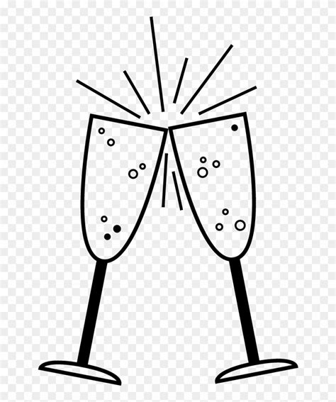 Clip Art Freeuse Stock Champagne Flute Drawing At Getdrawings Draw A