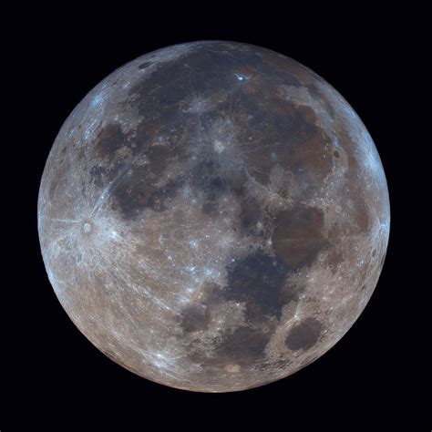 Super Blue Moon In Color R Astrophotography
