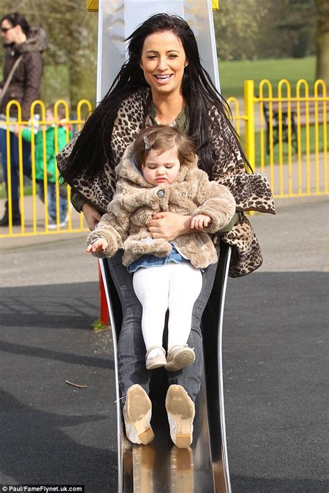 Chantelle Houghton Takes Daughter Dolly To Play At The Park Daily