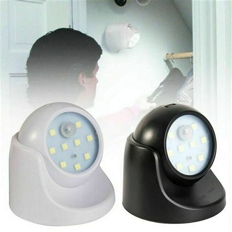 360° Battery Operated Indoor Outdoor Garden Motion Sensor Security Led