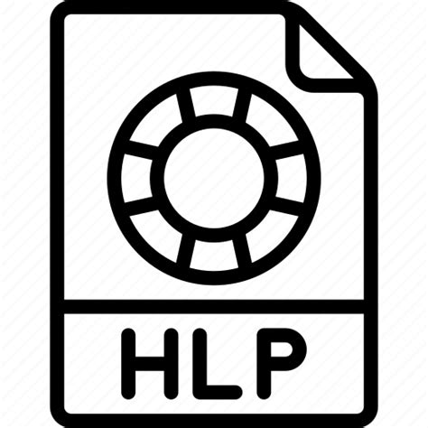 Hlp File Document Filetype Documents Icon Download On Iconfinder