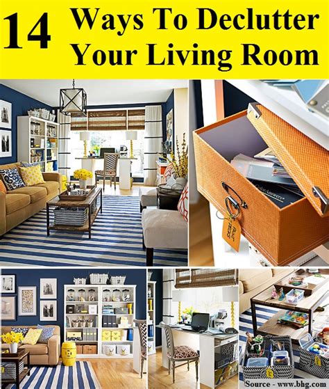 14 Ways To Declutter Your Living Room Home And Life Tips
