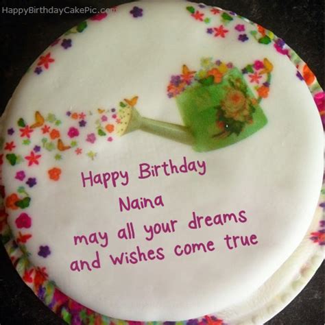 ️ Wish Birthday Cake For Naina