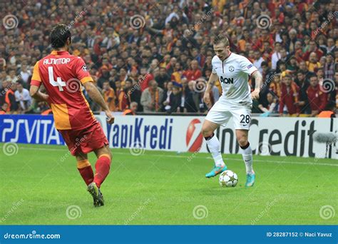 Galatasaray Fc Manchester United Fc Editorial Photography Image Of
