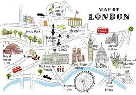 Map Of London Mapa Londrina Mapa Turístico O Turista