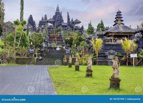 Bali Indonesia Pura Besakih Temple Stock Image Image Of Pura