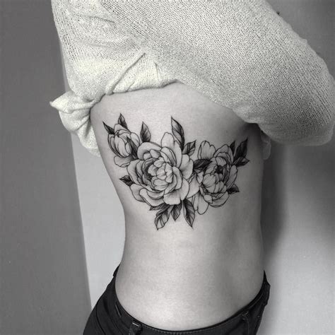 Pin By Ashley Gonzales On Tattoo Tattoos For Women Flowers Rose Rib