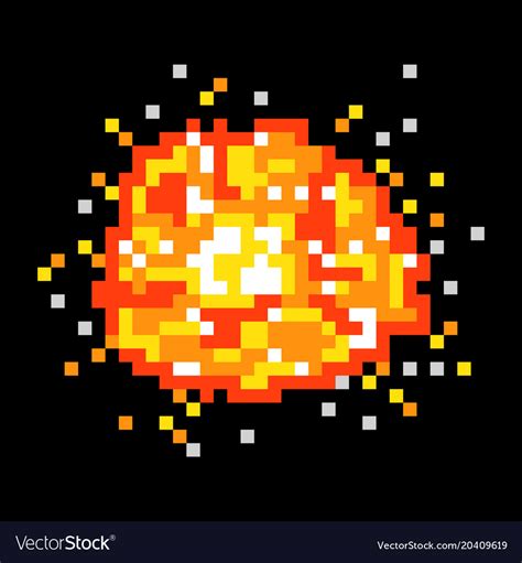 Explosion Pixel Art