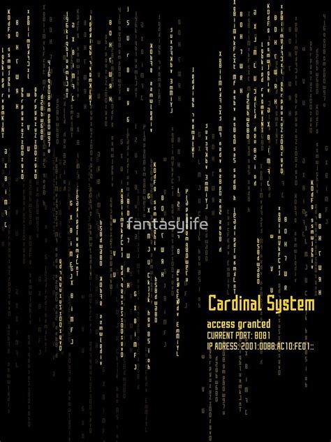 Cardinal System Sao T Shirt By Fantasylife Redbubble