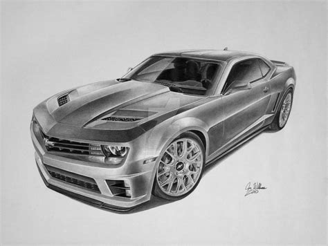 Cool Car Drawings In Pencil Wallpaper IPhone Camaro | Chevrolet camaro