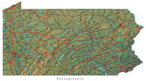 Pennsylvania Map Online Maps Of Pennsylvania State