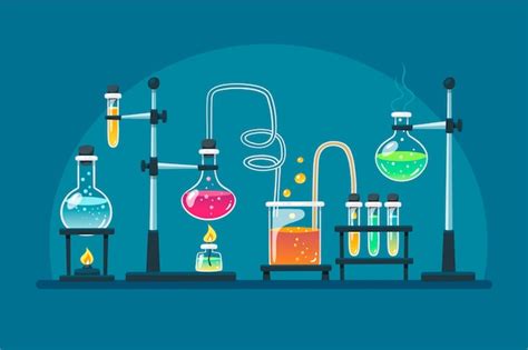 Free Vector Science Lab Drawing Theme