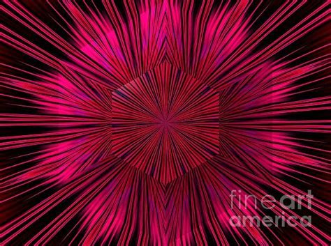 Explosion Of A Star Fractal Abstract By Rose Santuci Sofranko