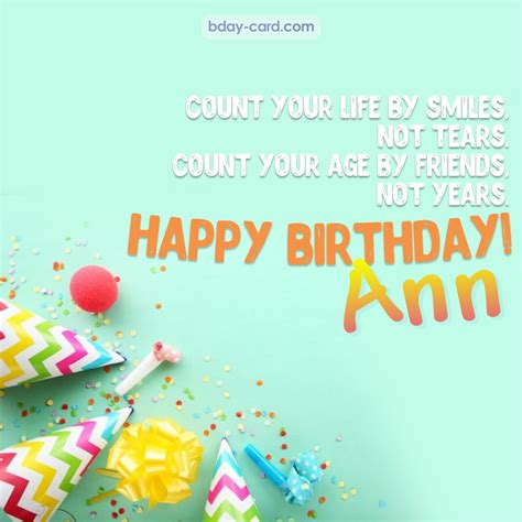 Birthday Images For Ann 💐 — Free Happy Bday Pictures And Photos Bday