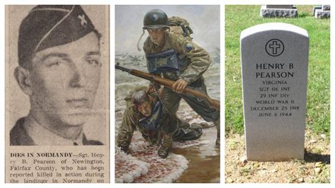 Ww2 Fallen 100 Ww2 D Day Fallen Henry Pearson 29th Infantry Division