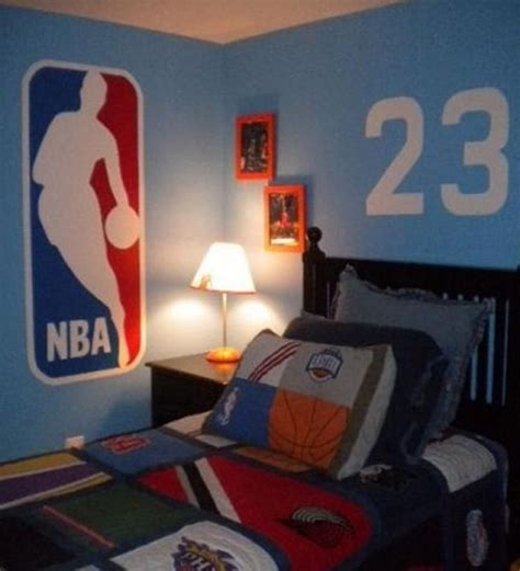 20 Cool Sport Bedroom Decor Ideas For Boys Basketball Bedroom