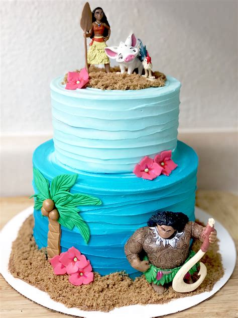 Moana Themed Birthday Cakes Simple Moana Cake Ideas 275409 Saesipjospxbc