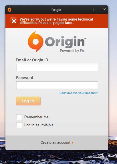Cant Log In To Origin Is Anyone Else Having This Issue Origin