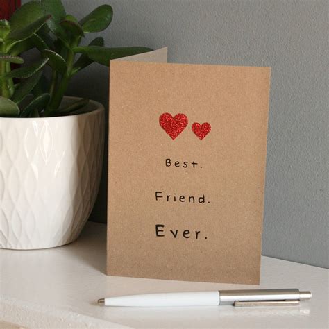 What else do you really need? The Best Friend Ever Card By Juliet Reeves Designs | notonthehighstreet.com