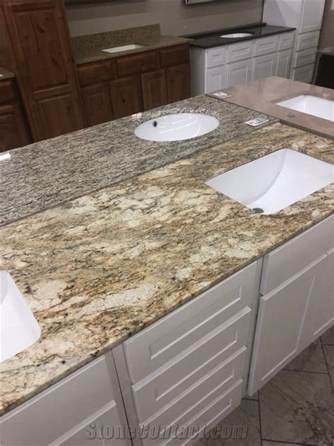 South African Gold Granite Slabs For Countertops From China