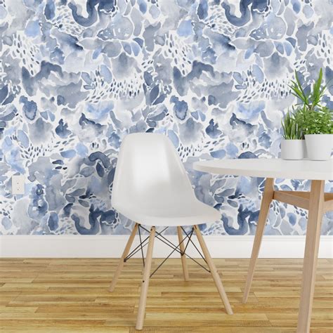 Peel And Stick Removable Wallpaper Watercolor Modern