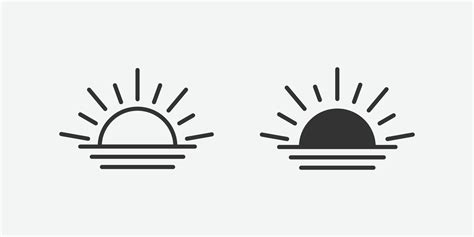 Sunrise Icon Vector Art Icons And Graphics For Free Download