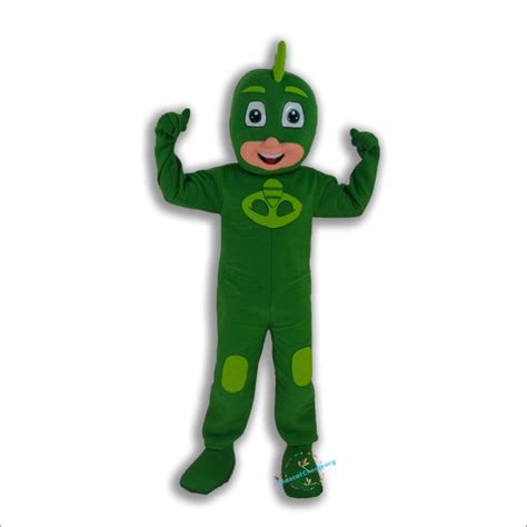 Gekko Green Pj Mascot Costume Cheap For Sale Free Shipping