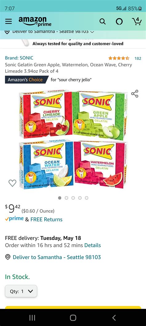 Has Anyone Used The Sonic Jello Flavors In Their Gummy Recipes With
