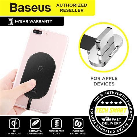 Baseus Qi Wireless Charger Receiver For Iphone 5 5s Se 6 6 Plus