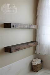 Pictures of Floating Farmhouse Shelves