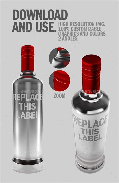 15 Best Free Liquor Bottle Mockup Psd Template For Branding