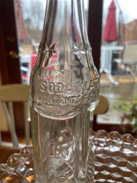 Vintage Star Soda Water Bottle Coca Cola Bottles Company Chillicothe Mo