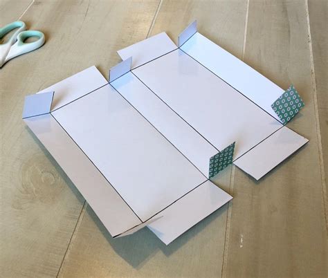 Diy Rectangle Cardstock T Box A Crafty Concept Diy T Box